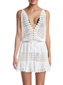 Ramy Brook Miranda Plunge-Neck Embroidered Dress -Hot Sale Ramy Brook Store unnamed file 318