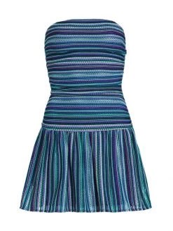 Ramy Brook Paula Strapless Tiered Minidress