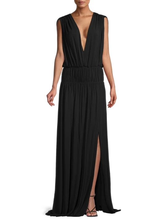 Ramy Brook Nikita V-Neck Draped Gown 4 Ramy Brook Nikita V-Neck Draped Gown - Image 2