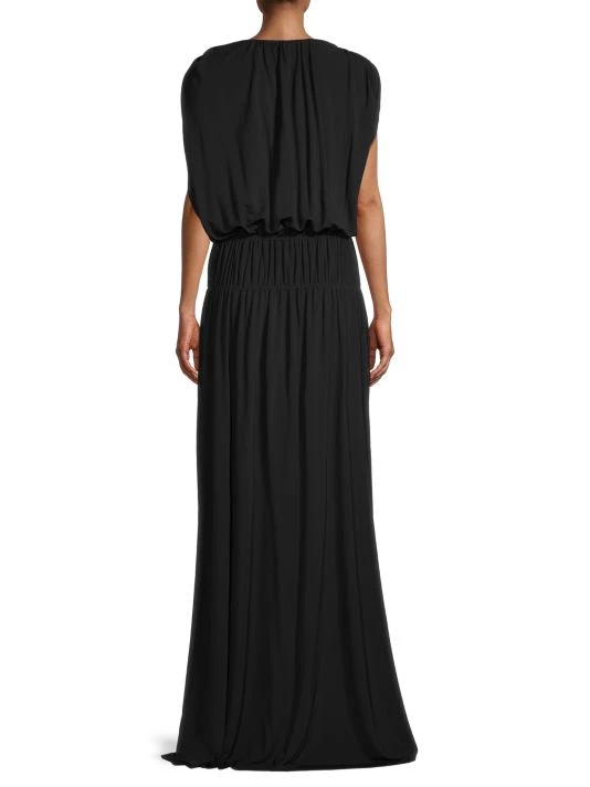 Ramy Brook Nikita V-Neck Draped Gown 6 Ramy Brook Nikita V-Neck Draped Gown - Image 4