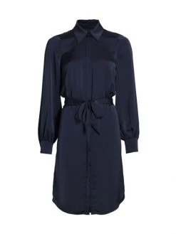 Ramy Brook Ayla Tie-Front Shirtdress