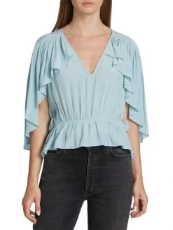 Ramy Brook Cambridge Butterfly-Sleeve Top -Hot Sale Ramy Brook Store unnamed file 397