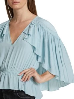 Ramy Brook Cambridge Butterfly-Sleeve Top -Hot Sale Ramy Brook Store unnamed file 400