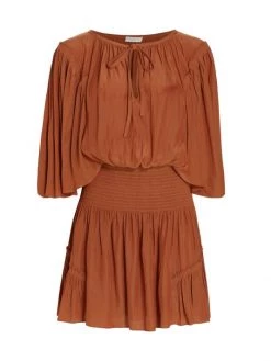 Ramy Brook Cece Blouson Minidress