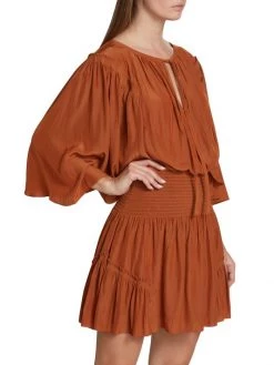 Ramy Brook Cece Blouson Minidress -Hot Sale Ramy Brook Store unnamed file 409