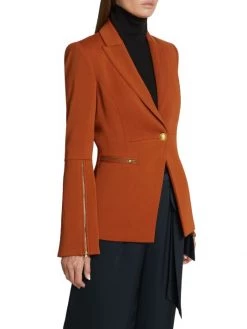 Ramy Brook Rachel Zip-Sleeve Blazer -Hot Sale Ramy Brook Store unnamed file 416