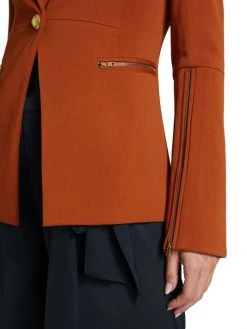 Ramy Brook Rachel Zip-Sleeve Blazer -Hot Sale Ramy Brook Store unnamed file 418