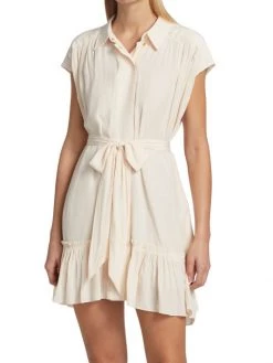 Ramy Brook London Tie-Waist Minidress -Hot Sale Ramy Brook Store unnamed file 482