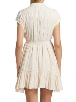 Ramy Brook London Tie-Waist Minidress -Hot Sale Ramy Brook Store unnamed file 484