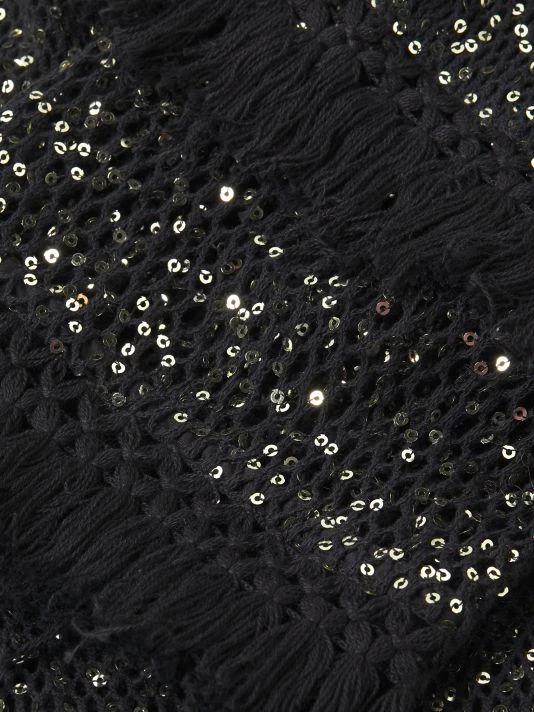 Ramy Brook Cecelia Sequin-Embellished Tassel Mesh Cover-Up 8 Ramy Brook Cecelia Sequin-Embellished Tassel Mesh Cover-Up - Image 6