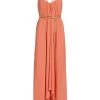 Ramy Brook Ryder Chain-Trim High-Low Dress