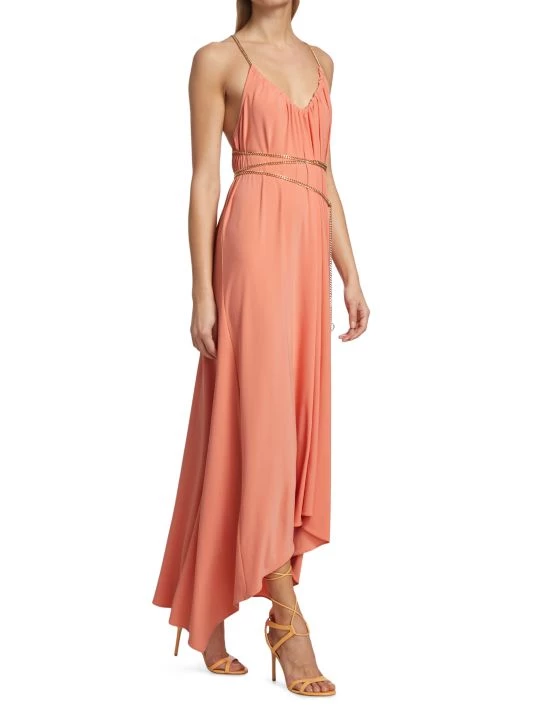 Ramy Brook Ryder Chain-Trim High-Low Dress 6 Ramy Brook Ryder Chain-Trim High-Low Dress - Image 4