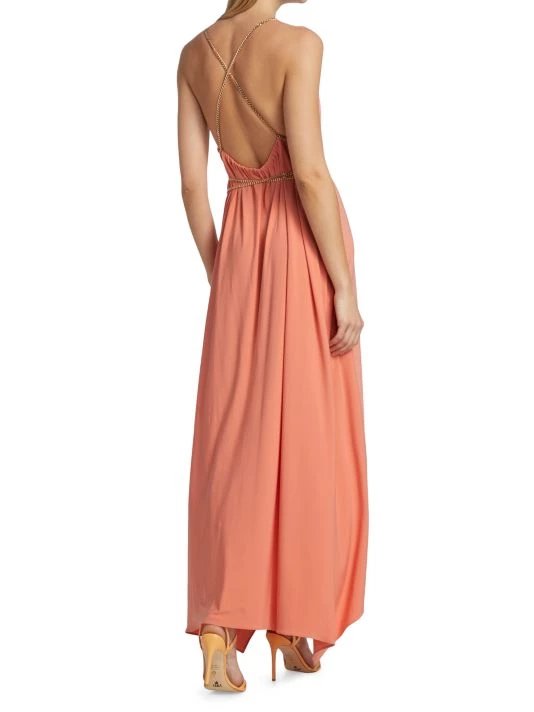 Ramy Brook Ryder Chain-Trim High-Low Dress 7 Ramy Brook Ryder Chain-Trim High-Low Dress - Image 5