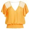 Ramy Brook Mia Flutter-Sleeve Top 2 Ramy Brook Mia Flutter-Sleeve Top -Hot Sale Ramy Brook Store unnamed file 574