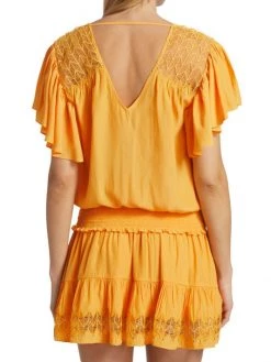Ramy Brook Mia Flutter-Sleeve Top -Hot Sale Ramy Brook Store unnamed file 578