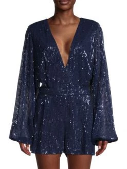 Ramy Brook Emily Sequined Romper -Hot Sale Ramy Brook Store unnamed file 590