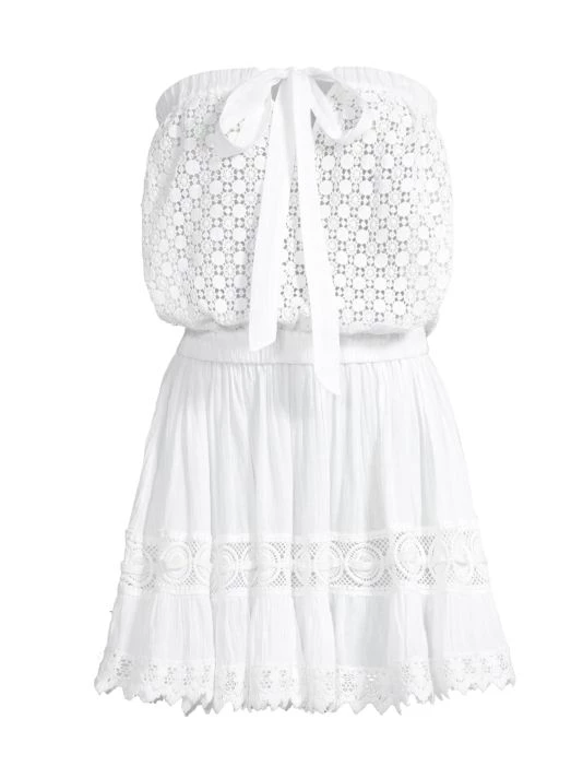 Ramy Brook Lizzie Strapless Embroidered Minidress 3 Ramy Brook Lizzie Strapless Embroidered Minidress