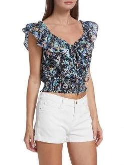 Ramy Brook Vance Printed Blouse -Hot Sale Ramy Brook Store unnamed file 643