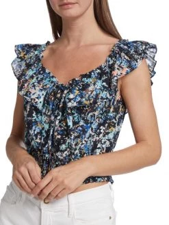 Ramy Brook Vance Printed Blouse -Hot Sale Ramy Brook Store unnamed file 646
