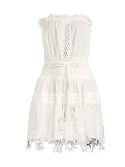 Ramy Brook Shelly Lace-Trimmed Minidress