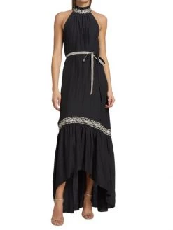 Ramy Brook Terra High-Neck High-Low Dress -Hot Sale Ramy Brook Store unnamed file 669