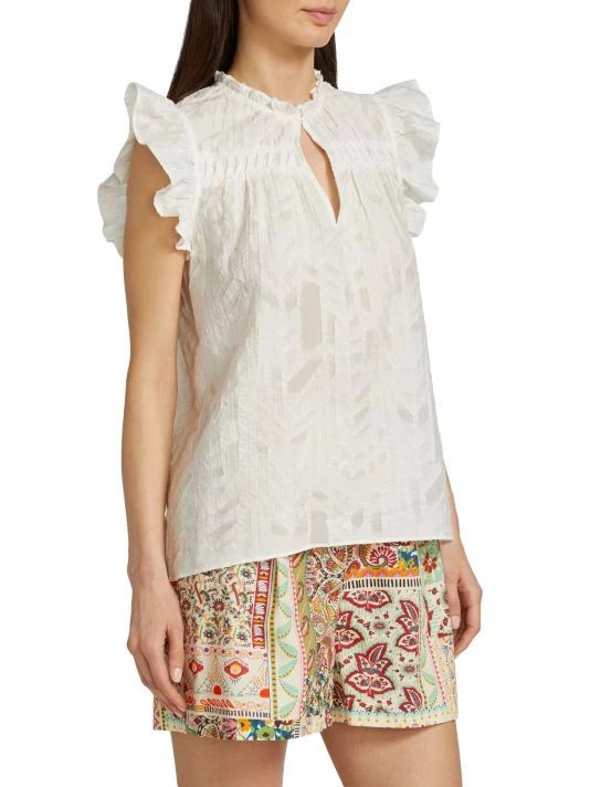 Ramy Brook Wendy Ruffle Top 6 Ramy Brook Wendy Ruffle Top - Image 4