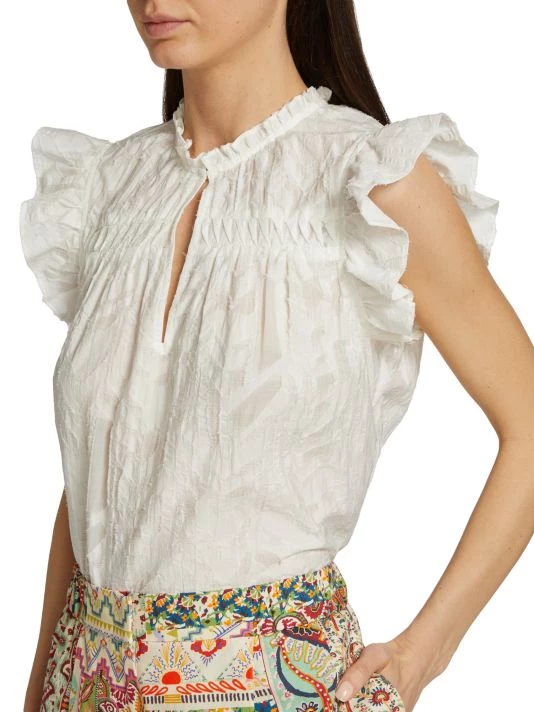 Ramy Brook Wendy Ruffle Top 8 Ramy Brook Wendy Ruffle Top - Image 6