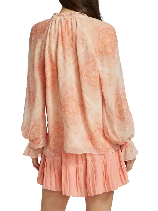 Ramy Brook Lorraine Geometric Blouse 7 Ramy Brook Lorraine Geometric Blouse - Image 5