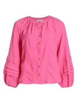 Ramy Brook Tina Puff-Sleeve Blouse