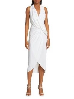 Ramy Brook Monaco Draped Midi-Dress -Hot Sale Ramy Brook Store unnamed file 704