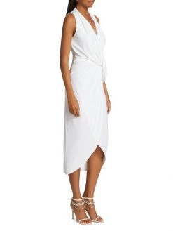 Ramy Brook Monaco Draped Midi-Dress -Hot Sale Ramy Brook Store unnamed file 705