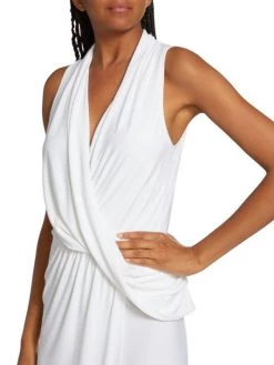 Ramy Brook Monaco Draped Midi-Dress -Hot Sale Ramy Brook Store unnamed file 707