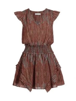 Ramy Brook Jessie Striped Minidress