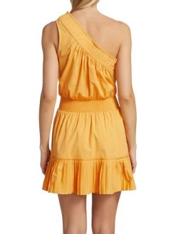 Ramy Brook Helga One-Shoulder Pleated Minidress -Hot Sale Ramy Brook Store unnamed file 738