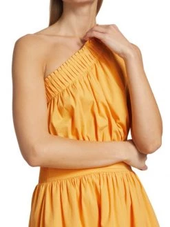 Ramy Brook Helga One-Shoulder Pleated Minidress -Hot Sale Ramy Brook Store unnamed file 739