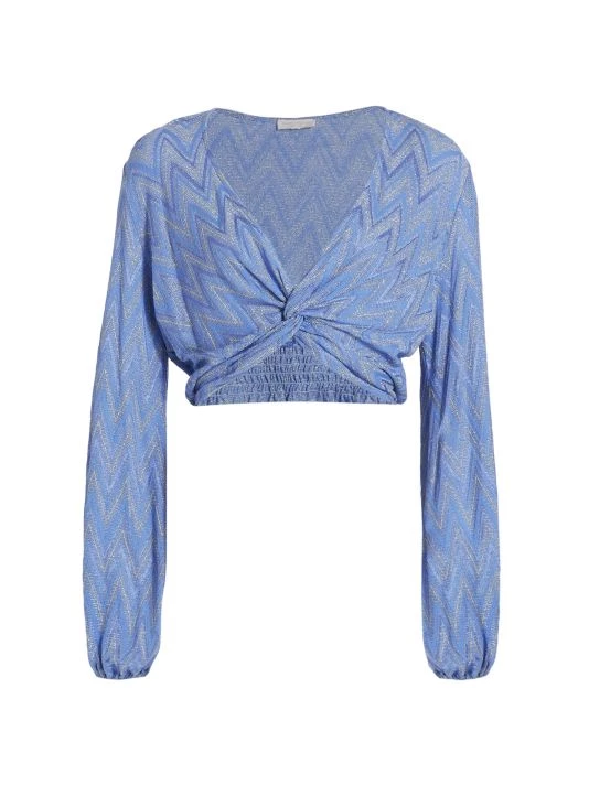 Ramy Brook Dakota Long-Sleeve Crop Top 3 Ramy Brook Dakota Long-Sleeve Crop Top