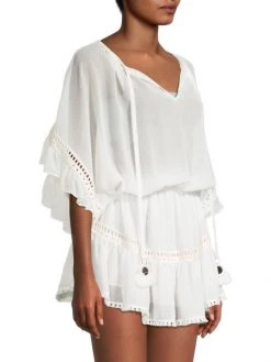 Ramy Brook Lilibet Lace-Trim Coverup -Hot Sale Ramy Brook Store unnamed file 757