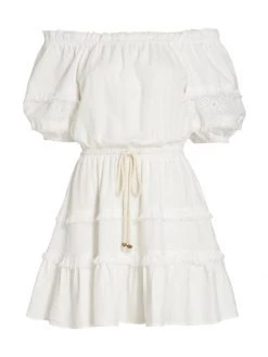 Ramy Brook Lala Off-The-Shoulder Minidress