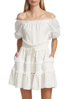 Ramy Brook Lala Off-The-Shoulder Minidress -Hot Sale Ramy Brook Store unnamed file 762