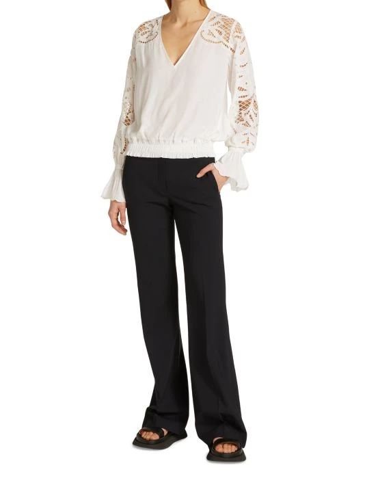 Ramy Brook Aurelie Lace Sleeve Blouse 4 Ramy Brook Aurelie Lace Sleeve Blouse - Image 2
