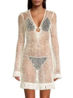 Ramy Brook Cassie Crochet Embellished Fringe-Trim Minidress 10 Ramy Brook Cassie Crochet Embellished Fringe-Trim Minidress -Hot Sale Ramy Brook Store unnamed file 79