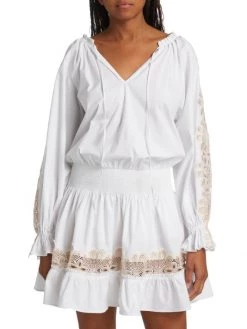 Ramy Brook Raina Cotton-Blend Poplin Minidress -Hot Sale Ramy Brook Store unnamed file 819