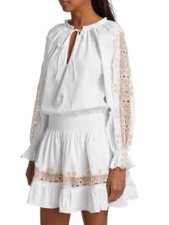 Ramy Brook Raina Cotton-Blend Poplin Minidress -Hot Sale Ramy Brook Store unnamed file 820