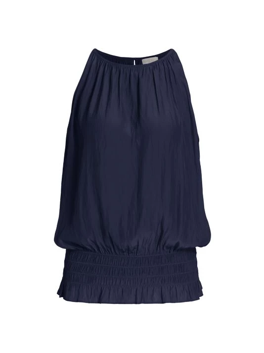 Ramy Brook Lauren Sleeveless Top Navy 6 Ramy Brook Lauren Sleeveless Top Navy - Image 4