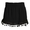 Ramy Brook Stevie Pompom Trim Mini Skirt Black -Hot Sale Ramy Brook Store unnamed file 850