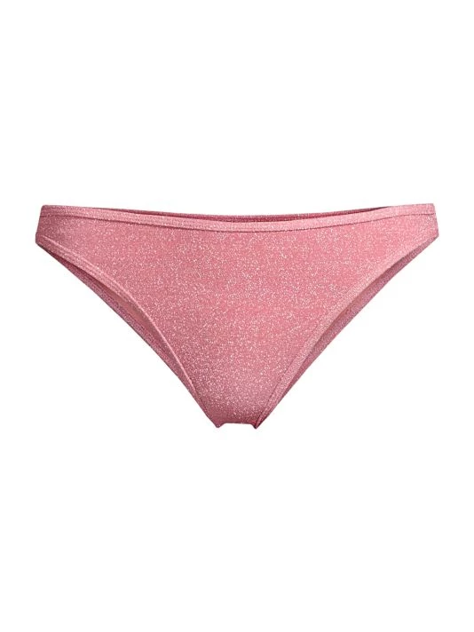 Ramy Brook Sparkle Isla Bikini Bottom Pink 3 Ramy Brook Sparkle Isla Bikini Bottom Pink