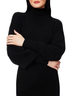 Ramy Brook Maggie Wool & Cashmere Blouson-Sleeve Turtleneck Sweater Dress 9 Ramy Brook Maggie Wool & Cashmere Blouson-Sleeve Turtleneck Sweater Dress -Hot Sale Ramy Brook Store unnamed file 880