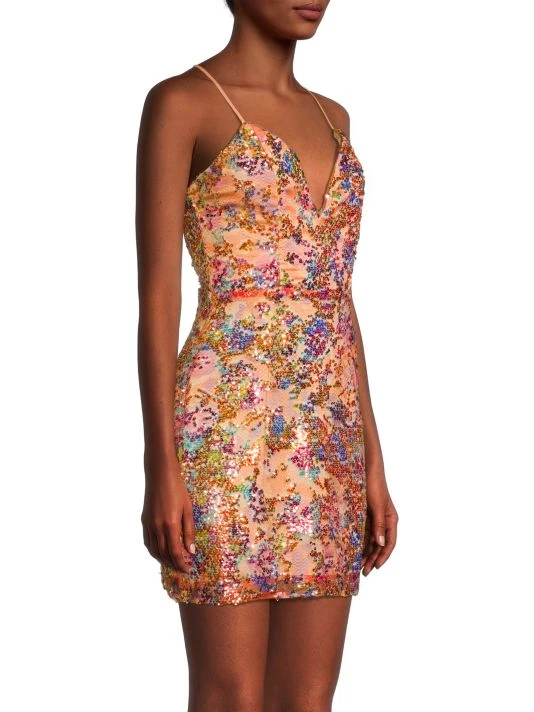 Ramy Brook Channing Sequined Mini Dress 6 Ramy Brook Channing Sequined Mini Dress - Image 4