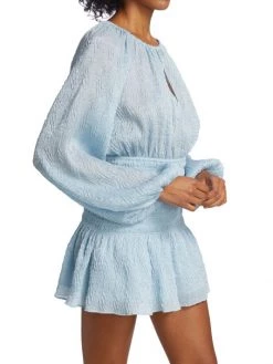 Ramy Brook Bennett Shirred Ruffle Minidress 12 Ramy Brook Bennett Shirred Ruffle Minidress -Hot Sale Ramy Brook Store unnamed file 957