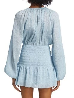 Ramy Brook Bennett Shirred Ruffle Minidress 13 Ramy Brook Bennett Shirred Ruffle Minidress -Hot Sale Ramy Brook Store unnamed file 958